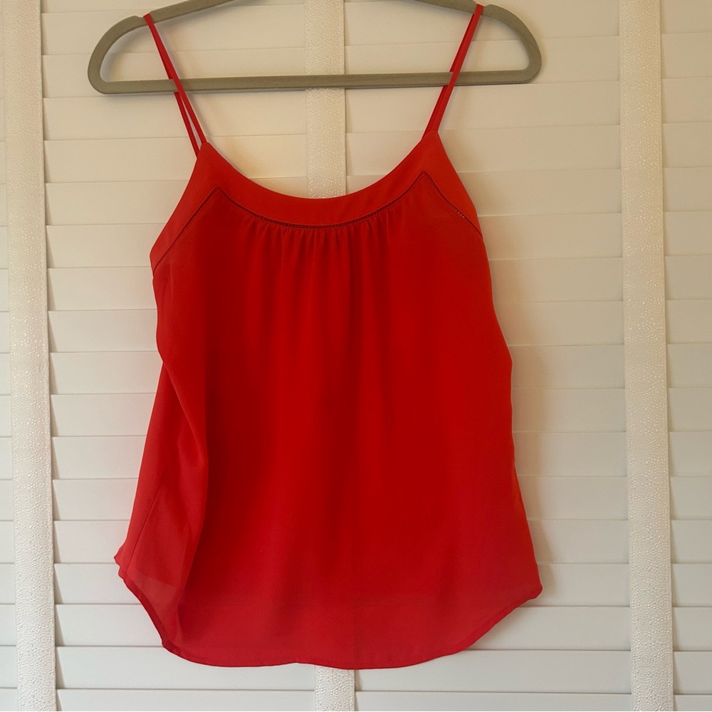 LOFT Top Cami Red Spaghetti Strap XS NWT